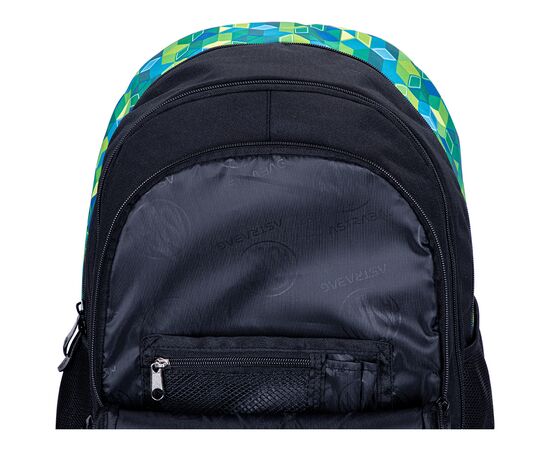 Рюкзак школьный Astrabag AB340 Game Черный с зеленым (502023063), изображение 7 Рюкзак школьный Astrabag AB340 Game Черный с зеленым (502023063), изображение 7