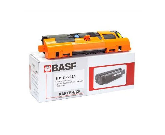 Картридж BASF для HP CLJ 1500/2500 аналог C9702A Yellow (KT-C9702A)