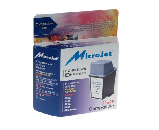 Картридж Microjet для HP №29 Black (HC-03)