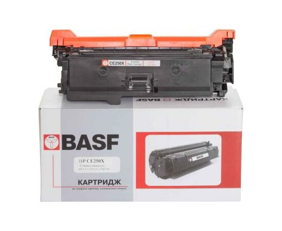 Картридж BASF для HP CLJ CM3530/CP3525 аналог CE250X Black (KT-CE250X)