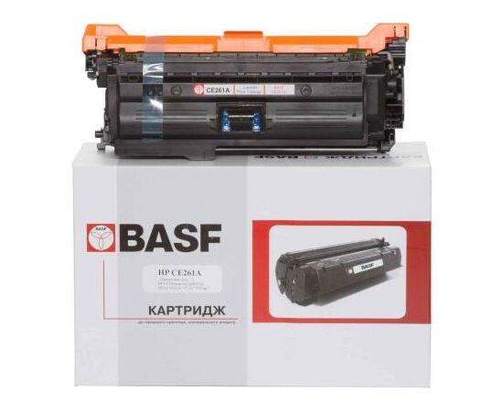 Картридж BASF для HP CLJ CP4025dn/4525xh аналог CE261A Cyan (KT-CE261A)