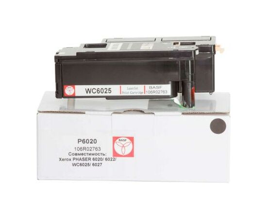 Картридж BASF для Xerox Phaser 6020/6022/WC6025/6027 Black (KT-106R02763)