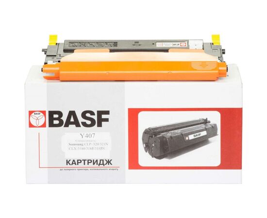Картридж BASF для Samsung CLP-320/320N/325/CLX-3185 Yellow (KT-CLTY407S)