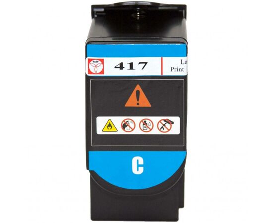 Тонер-картридж BASF Lexmark CS417dn 71B0H20 Cyan (BASF-KT-71B0H20), изображение 2 Тонер-картридж BASF Lexmark CS417dn 71B0H20 Cyan (BASF-KT-71B0H20), изображение 2