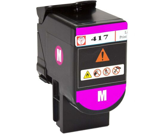 Тонер-картридж BASF Lexmark CS417dn 71B0H30 Magenta (BASF-KT-71B0H30), изображение 3 Тонер-картридж BASF Lexmark CS417dn 71B0H30 Magenta (BASF-KT-71B0H30), изображение 3