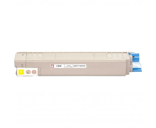 Тонер-картридж BASF OKI C810 Yellow 44059117/44059105 (KT-C810Y), изображение 2 Тонер-картридж BASF OKI C810 Yellow 44059117/44059105 (KT-C810Y), изображение 2