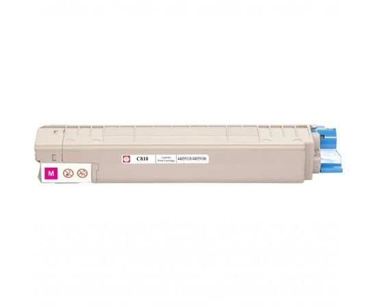 Тонер-картридж BASF OKI C810 Magenta 44059118/44059106 (KT-C810M), изображение 2 Тонер-картридж BASF OKI C810 Magenta 44059118/44059106 (KT-C810M), изображение 2
