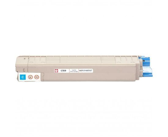 Тонер-картридж BASF OKI C810 Cyan 44059119/44059107 (KT-C810C), изображение 2 Тонер-картридж BASF OKI C810 Cyan 44059119/44059107 (KT-C810C), изображение 2
