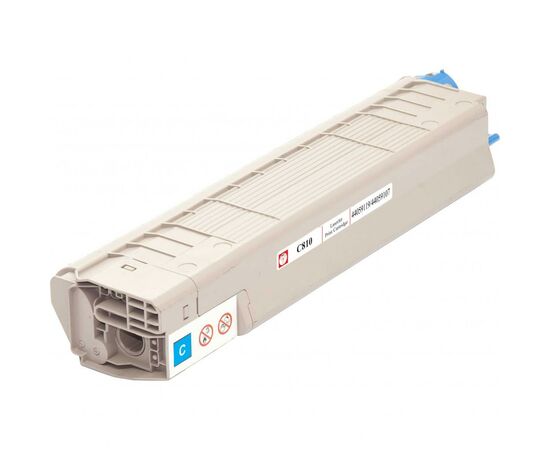 Тонер-картридж BASF OKI C810 Cyan 44059119/44059107 (KT-C810C), изображение 3 Тонер-картридж BASF OKI C810 Cyan 44059119/44059107 (KT-C810C), изображение 3