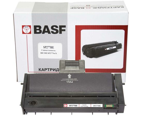 Тонер-картридж BASF Ricoh Aficio SP SP277NwX, 408160 Black (KT-SP277HE)