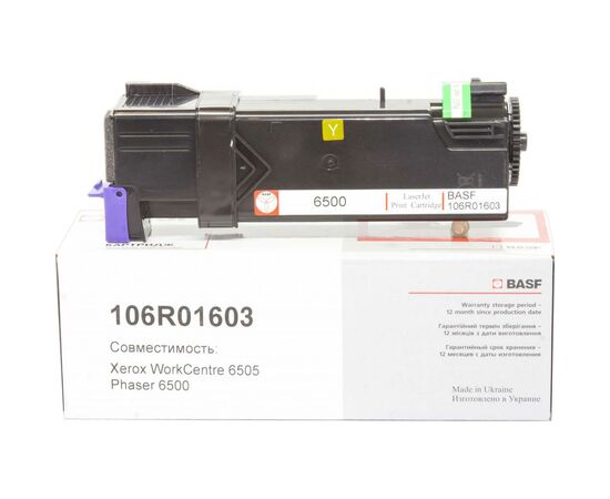 Тонер-картридж BASF Xerox Ph 6500/WC6505 Yellow 106R01603 (KT-106R01603)