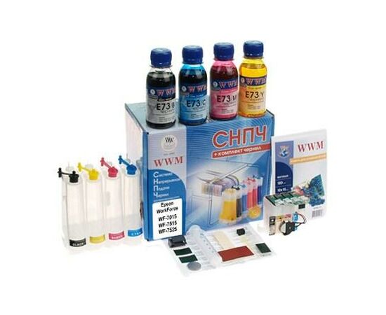 СНПЧ WWM EPSON WorkForce WF-7015/WF-7515 (IS.0251)