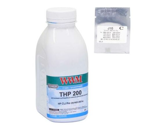Тонер HP CLJ Pro 200/M251/M276n Cyan +chip WWM (TC200C)