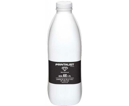Тонер HP LJ 1100/5L/6L , 1000г Black Printalist (AX-1-PL)