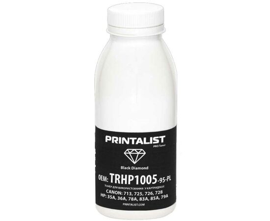 Тонер HP LJ P1005/1006/1505, 95г Black Printalist (TRHP1005-95-PL)