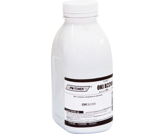 Тонер OKI B2200, 65г Black IPM (TDO02-65)