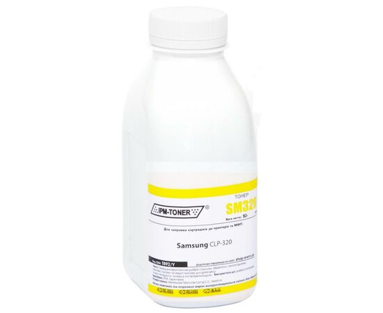 Тонер Samsung CLP-300/600, 50г Yellow IPM (TB92Y-3)
