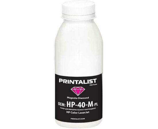 Тонер HP CLJ Universal 40г Magenta Printalist (HP-40-M-PL)