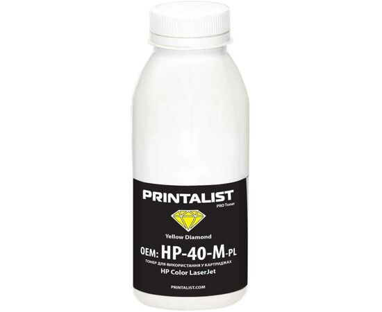 Тонер HP CLJ Universal 40г Yellow Printalist (HP-40-Y-PL)