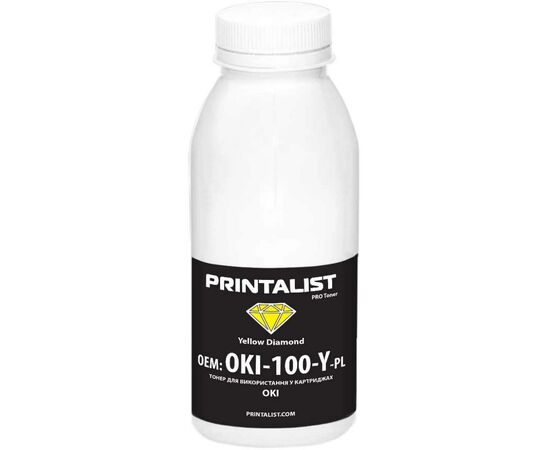 Тонер OKI Universal 100г Yellow Printalist (OKI-100-Y-PL)
