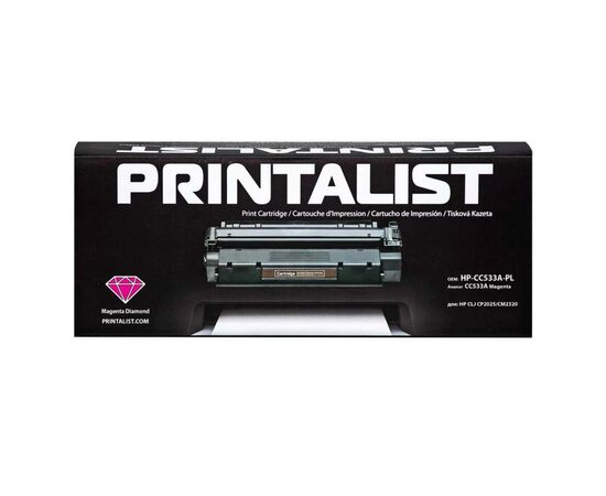Картридж Printalist HP CLJ CP2025/CM2320, CC533A Magenta (HP-CC533A-PL)