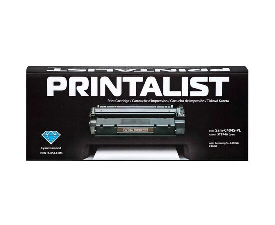 Картридж Printalist Samsung SL-C430W/C480W, ST974A Cyan (Sam-C404S-PL)