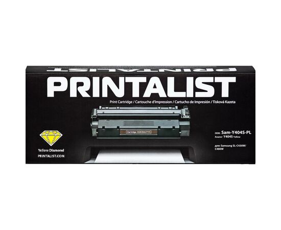 Картридж Printalist Samsung SL-C430W/C480W, SU452A Yellow (Sam-Y404S-PL)