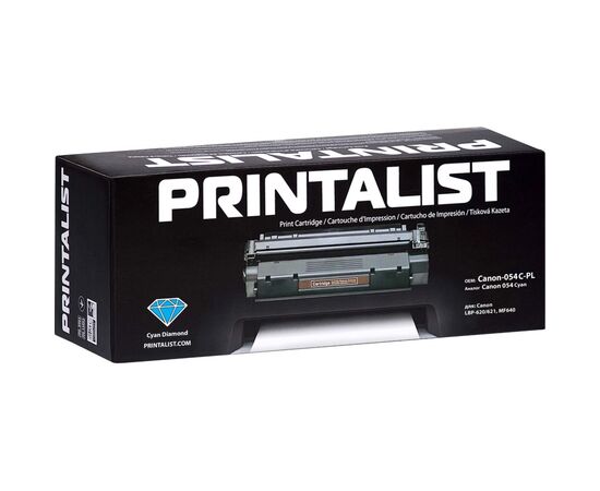 Картридж Printalist Canon 054 Cyan (Canon-054С-PL), изображение 2