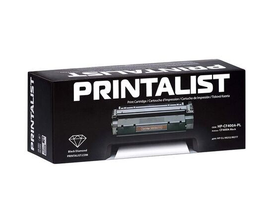 Картридж Printalist HP LJ M252/M277 CF400A Black (HP-CF400A-PL), изображение 2 Картридж Printalist HP LJ M252/M277 CF400A Black (HP-CF400A-PL), изображение 2
