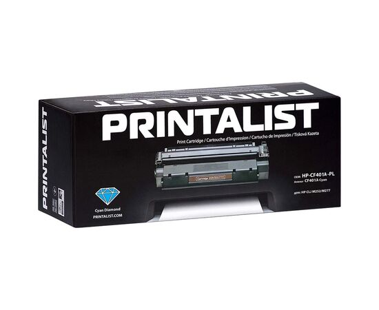 Картридж Printalist HP LJ M252/M277 CF401A Cyan (HP-CF401A-PL), изображение 2 Картридж Printalist HP LJ M252/M277 CF401A Cyan (HP-CF401A-PL), изображение 2