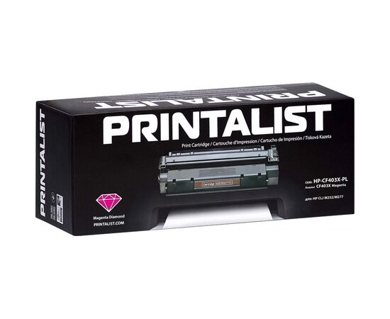 Картридж Printalist HP LJ M252/M277/ CF403X Magenta (HP-CF403X-PL), изображение 2 Картридж Printalist HP LJ M252/M277/ CF403X Magenta (HP-CF403X-PL), изображение 2