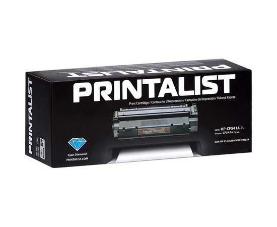 Картридж Printalist HP CLJ M280/M281/M254 CF541A Cyan (HP-CF541A-PL), изображение 2 Картридж Printalist HP CLJ M280/M281/M254 CF541A Cyan (HP-CF541A-PL), изображение 2