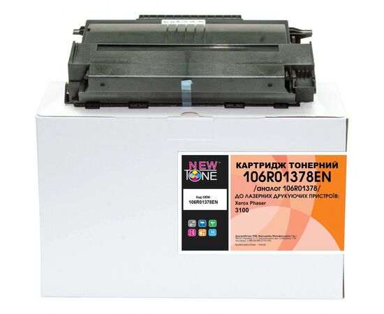 Картридж NewTone Xerox Ph3100/106R01378 Black +смарт-карта (106R01378EN)