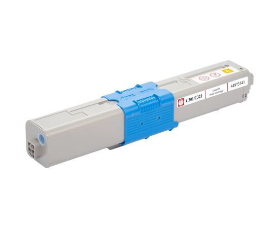 Тонер-картридж BASF OKI C301/C321/MC332/MC342/ 44973541 Yellow (KT-44973541), изображение 2 Тонер-картридж BASF OKI C301/C321/MC332/MC342/ 44973541 Yellow (KT-44973541), изображение 2