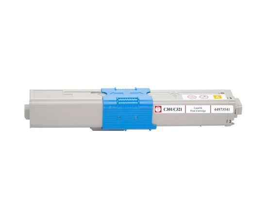 Тонер-картридж BASF OKI C301/C321/MC332/MC342/ 44973541 Yellow (KT-44973541), изображение 3 Тонер-картридж BASF OKI C301/C321/MC332/MC342/ 44973541 Yellow (KT-44973541), изображение 3