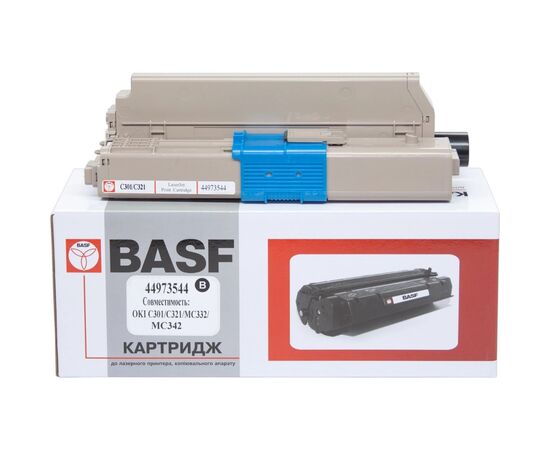 Тонер-картридж BASF OKI C301/C321/MC332/MC342/ 44973544 Black (KT-44973544)
