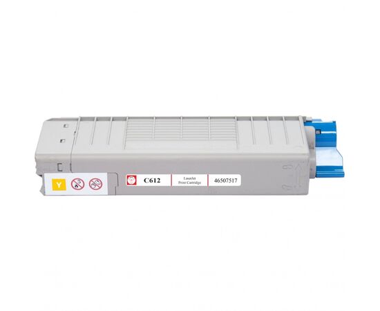 Тонер-картридж BASF OKI C612/ 46507517 Yellow (KT-46507517), изображение 3 Тонер-картридж BASF OKI C612/ 46507517 Yellow (KT-46507517), изображение 3