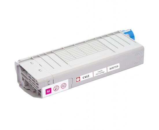 Тонер-картридж BASF OKI C612/ 46507518 Magenta (KT-46507518), изображение 2 Тонер-картридж BASF OKI C612/ 46507518 Magenta (KT-46507518), изображение 2
