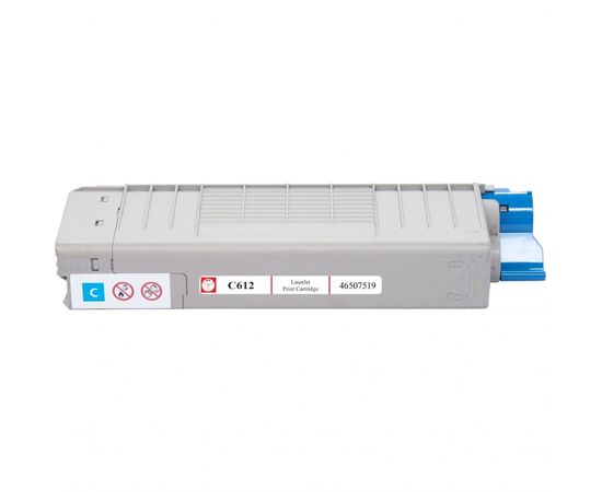 Тонер-картридж BASF OKI C612/ 46507519 Cyan (KT-46507519), изображение 3 Тонер-картридж BASF OKI C612/ 46507519 Cyan (KT-46507519), изображение 3