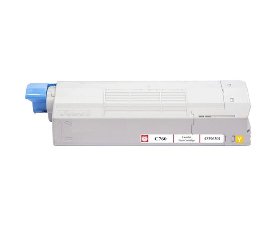 Тонер-картридж BASF OKI MC760/770/780/ 45396301 Yellow (KT-45396301), изображение 3 Тонер-картридж BASF OKI MC760/770/780/ 45396301 Yellow (KT-45396301), изображение 3