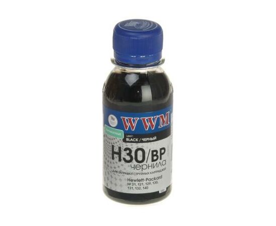Чорнило WWM HP № 21/130/140 (8767/8765)BL/pigm 100г (H30/BP-2)