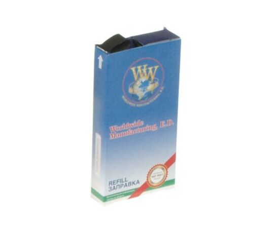 Стрічка до принтерів WWM 13мм х 16м Refill STD Black (л.м.) (R13.16SM)