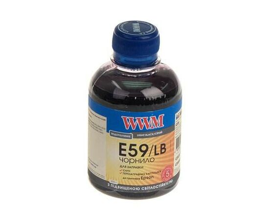 Чернила WWM EPSON StPro 7890/9890 200г Light Black (E59/LB)