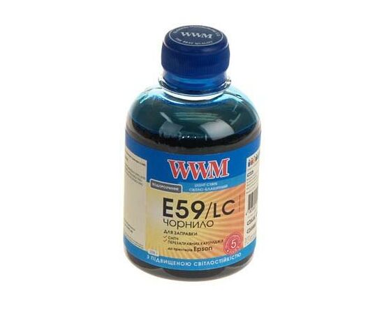 Чернила WWM EPSON StPro 7890/9890 200г Light Cyan (E59/LC)