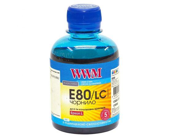 Чернила WWM EPSON L800 Light Cyan (E80/LC)