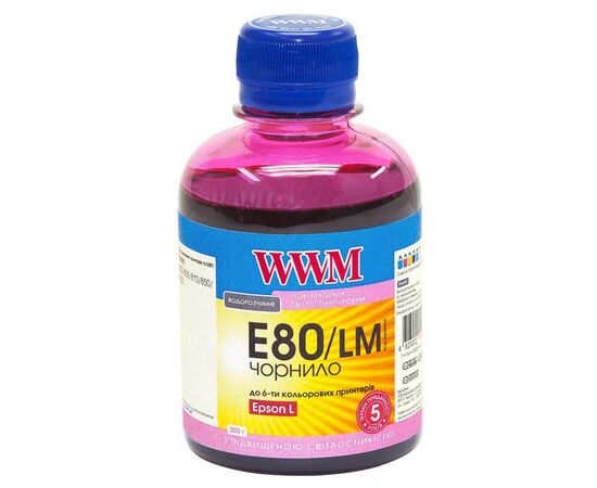 Чернила WWM EPSON L800 Light Magenta (E80/LM)
