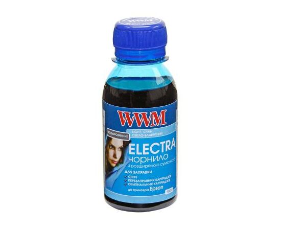 Чорнило WWM EPSON UNIVERSAL ELECTRA 100ml Light Cyan (EU/LC-2)
