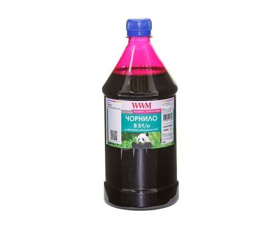 Чернила WWM Brother DCP-T300/T500W/T700W Magenta 1000г pigmented (B51/M-4)