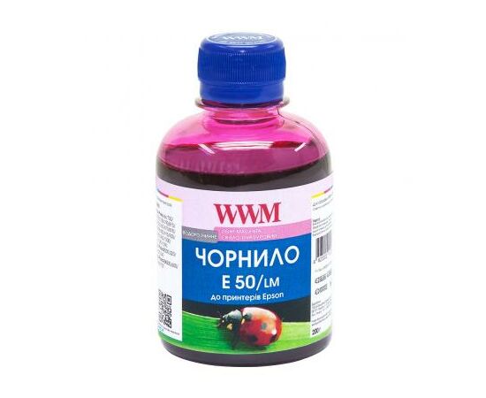 Чернила WWM Epson Stylus Photo R200/R340/RX620 1000г Light Magenta Water (E50/LM-4)