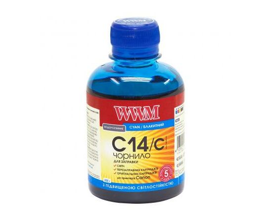 Чернила WWM CANON CLI-451/CLI-471 200г Cyan (C14/C)